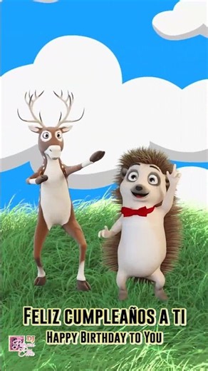 🎉 Happy Birthday (Spanish Version)🐒🐶🐷 Español 3D Kids Animal Birthday Party 🔥 Feliz cumpleaños a ti