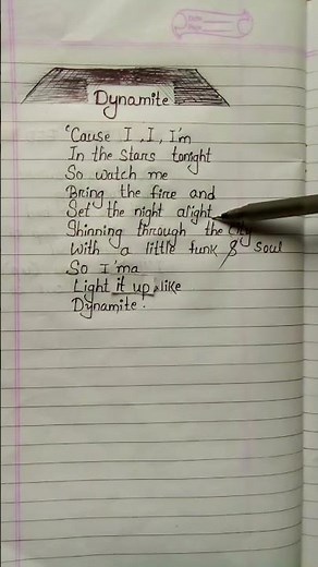 BTS - Dynamite Song ( lyrics)