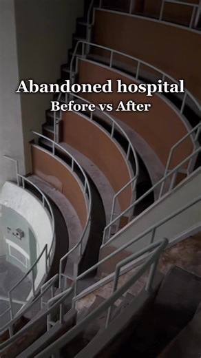The abandoned historic Los Angeles General Hospital before vs after #losangeles #california #abandonedplaces #urbex #abandoned #beforeandafter #facebookreelsviral #reelschallenge | TP Urbex