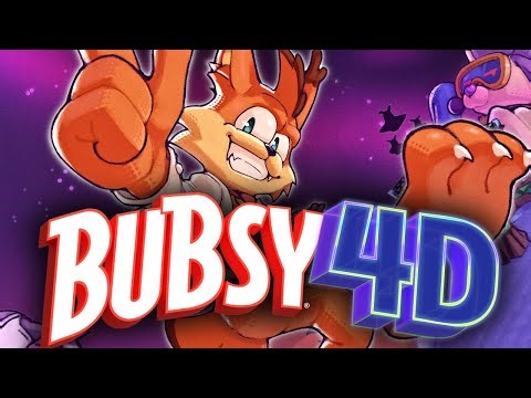 Bubsy 4D - Full Demo Gameplay Walkthrough [4K 60 FPS]