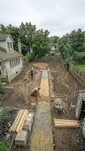 This Overgrown Garden Became Unrecognizable #gardentransformation #beforeandafter #diy