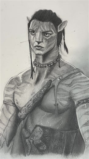 Jake Sully Pencil Drawing Techniques