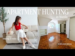 APARTMENT/CONDO HUNTING in Manila (Philippines) | rent prices, FAQS, location for solo living ✨