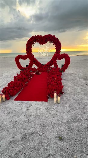 💍❤️❤️💍❤️❤️❤️💍 🌟Proposal set up, planner & photographer 📲Send inquires: 727-504-7370 Www.elitemarqueelights.com IG: elite_marquee_proposals #proposal #tampabayproposal #proposalsetup #proposalideas #proposalplanner
