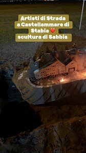 Un Artista di strada slovacco Marek a castellammare di Stabia crea con la sabbia del nostro arenile questa meravigliosa scultura di sabbia | Visitcastellammare
