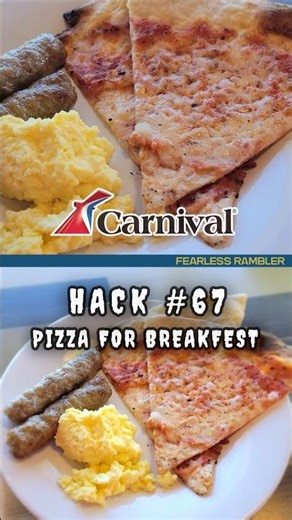 Breakfast of Champions: Cruise Ship Pizza | Carnival Panorama