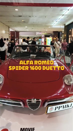 Alfa Romeo Spider 1600 Duetto #alfaromeo #spider1600 #duetto #mobilvintage #vintagecar