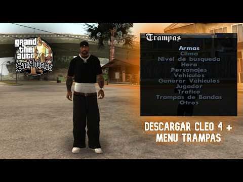 COMO DESCARGAR CLEO 4 + MENU DE TRAMPAS PARA GTA SAN ANDREAS (2026) Thisas-Juegos