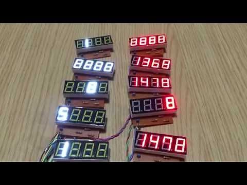 7セグメントディスプレイ (seven-segment display) のランダム表示