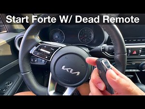 2022 - 2023 Kia Forte Key Not Detected How to Start With a dead remote battery / dead fob 2024