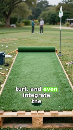 DIY Pallet Putting Green: Chip & Putt in Your Backyard!