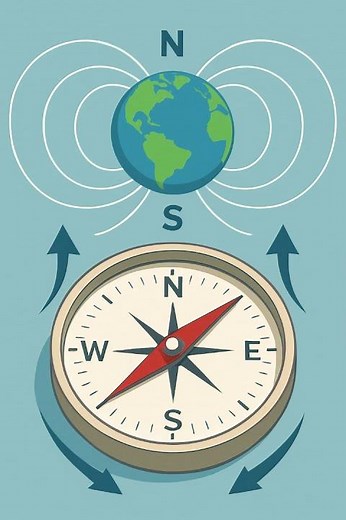 How does a compass work? Simple explanation!