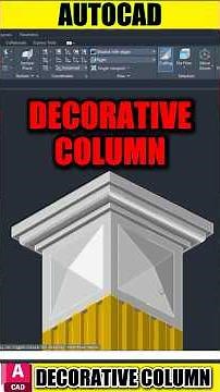 3D Columns in AutoCAD - A Step by Step Guide