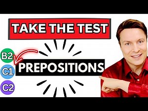 Advanced C1 English Preposition Test with answers and explanations |