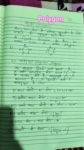 polygon definition and formula