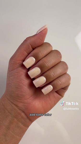DIY Nude Chrome Nails Tutorial