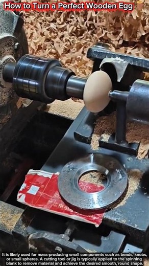 How to Turn a Perfect Wooden Egg 🪵