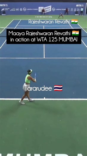 Maaya Rajeshwaran Revathi takes on the 5th seed Lanlana Tararudee | Indian Tennis Daily