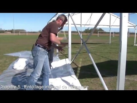 Montage Structure Aluminium Plisson