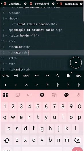 HTML Table Header Tag th Explained in 1 Minute | Coding Shorts#html #coding #shorts #learn coding