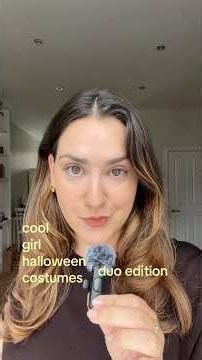 cool girl halloween costumes 👯‍♀️ duo edition #halloween #halloweenlook #halloweenmakeup #costume
