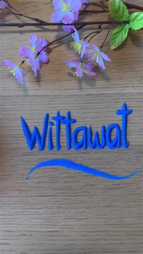 🌸 Wittawat #nameinsand #name #sandart #art #wittawat