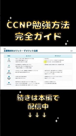 CCNPイージスとPing-tの違い｜CCNPの勉強方法