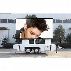 [Hot Item] Trailing LED Advertising Vehicle Mobile LED Display Outdoor