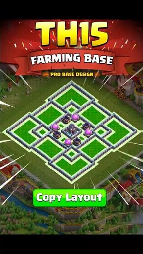 TH15 Farming Base | Save Your Loot! Anti Valk-farming Base #newth15base #clashofclans