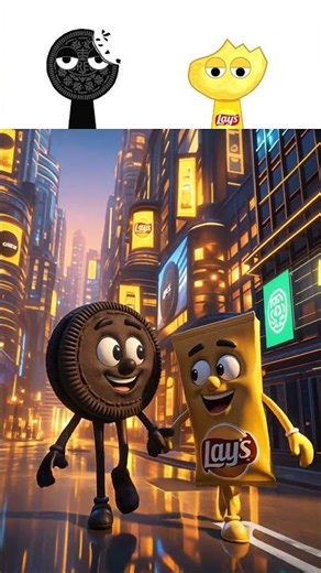 LAY'S X Oreo Sprunki OC - Lay’s Chips X Oreo From Smile to Tears 😍😭