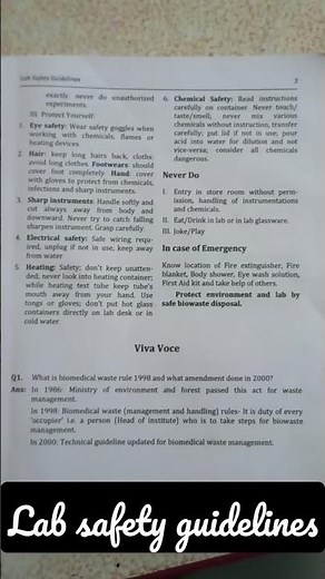 lab safety guidelines || bio safety || pathology easy notes #pathology #shorts ‪@medicalhelper0291‬