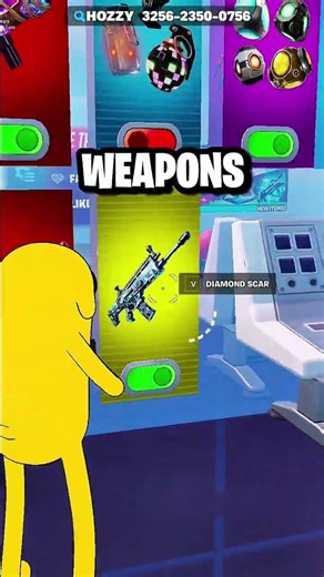 DIAMOND SCAR in Crazy 1v1 FFA 😳 #fortnite