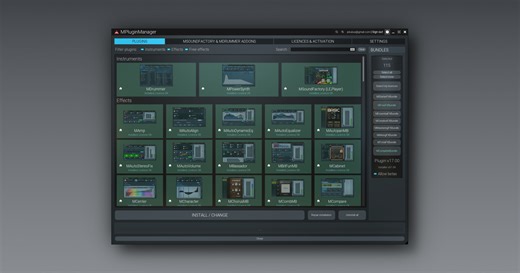 Meldaproduction updates plugins to v17 incl. new MPluginManager