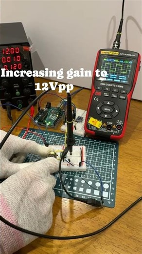 Square wave: 6 V → 12 V