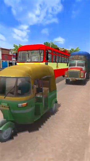 TATA msrtc lalpari on road | bus simulator india bus mod | #traffic #overtake #closecall #viralvideo