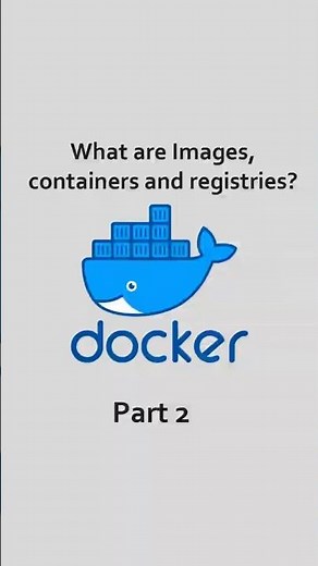 what are docker images, containers and registries?