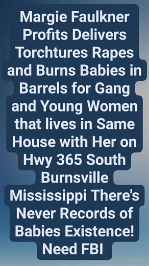 🔥STOP these GANG CRIMES!! #FBI #TateReeves #MDHS #serial Tap👇 #BreakingNews #BarronTrump 🔥STOP "Leigha Brown" (Brandy R. Stacy's Daughter) from Torchturing and Raping and Burning her Babies in Barrels !! | Jeannie Jeanette Stacy Huff