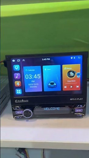 Inteligentny ekran samochodowy 7 cali kamera cofania HD Bluetooth łatwy montaż