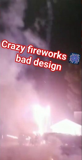 This fireworks disaster got out of hand FAST #viral #fail #fyp #meme #fireworks