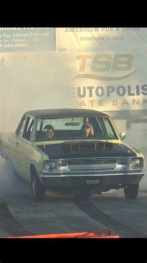 Wicked Dodge Dart Super Stock Burnout #Mopar #moparornocar #DodgeDart #burnout