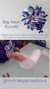 Easy Ruffly Deco Mesh Technique for Big Statements #decomesh #protips