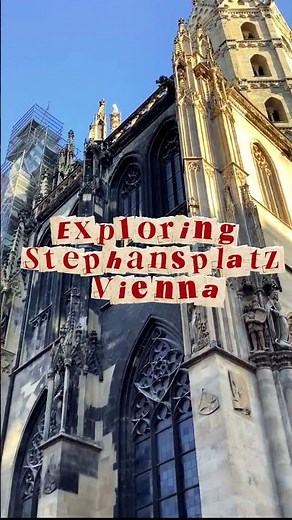 Stephansplatz at its most beautiful #travel #vienna #shorts