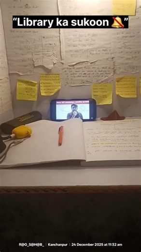 Silent Library Study | Focus Mode #study #shorts #sehar