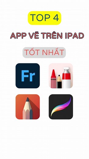 Top 4 ứng dụng vẽ tốt nhất trên iPad