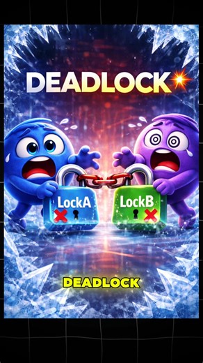 Deadlock in Java | 4 Necessary Conditions Explained #java #deadlock #shorts