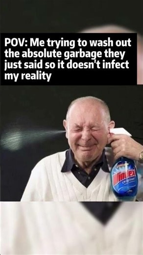 Deep-cleaning the brain-rot after a "Word Salad" session. #mentalhealth #gaslighting #memes #funny