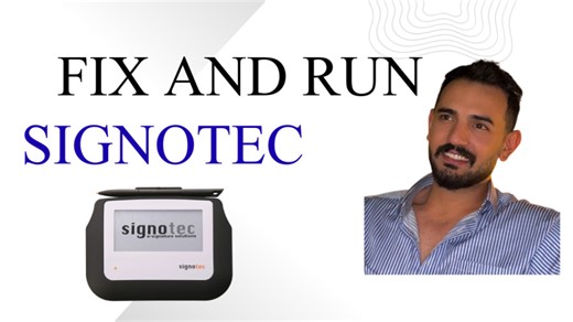 install and run signotec