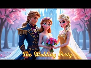Royal Frozen Wedding Celebration ❄️ Elsa Hosts Anna & Kristoff’s Magical Fairytale Day 💍✨