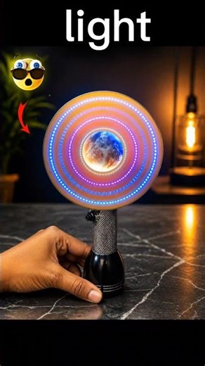 gol gol ghumne wala amazing decoration light ring decoration light #viral #science #shorts