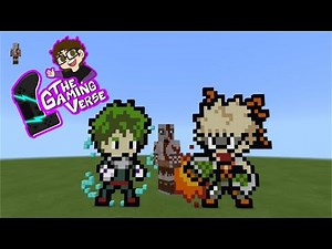 Minecraft My Hero Academia pixel art